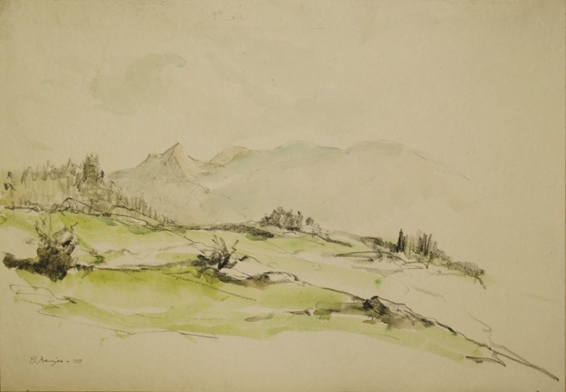 1955 - La cima Battisti dell'altopiano di Serrada